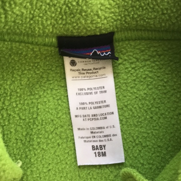 Patagonia Fleece Vest (size 18m) - Picture 3 of 3